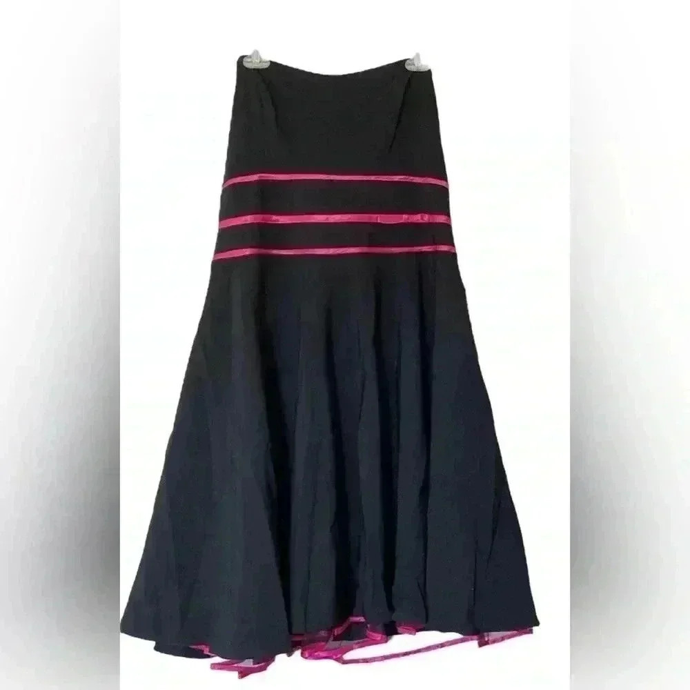 NWT Sstudio 1940 strapless dress with pink accents Size 18